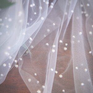 A.B. Ellie Harlow Pearl Veil - Cathedral length